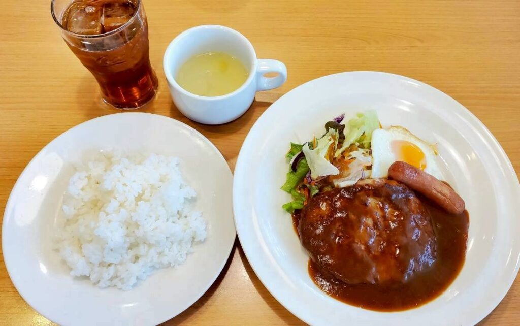 ハンバーグモーニングセット