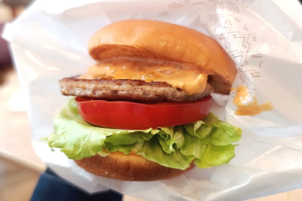 朝の野菜バーガー２