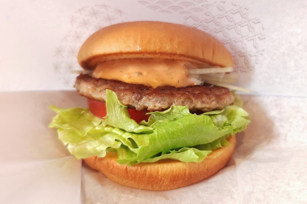 朝の野菜バーガー３