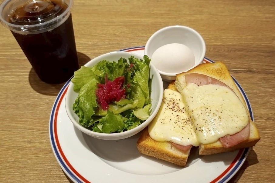 ハムチーズトーストセット1