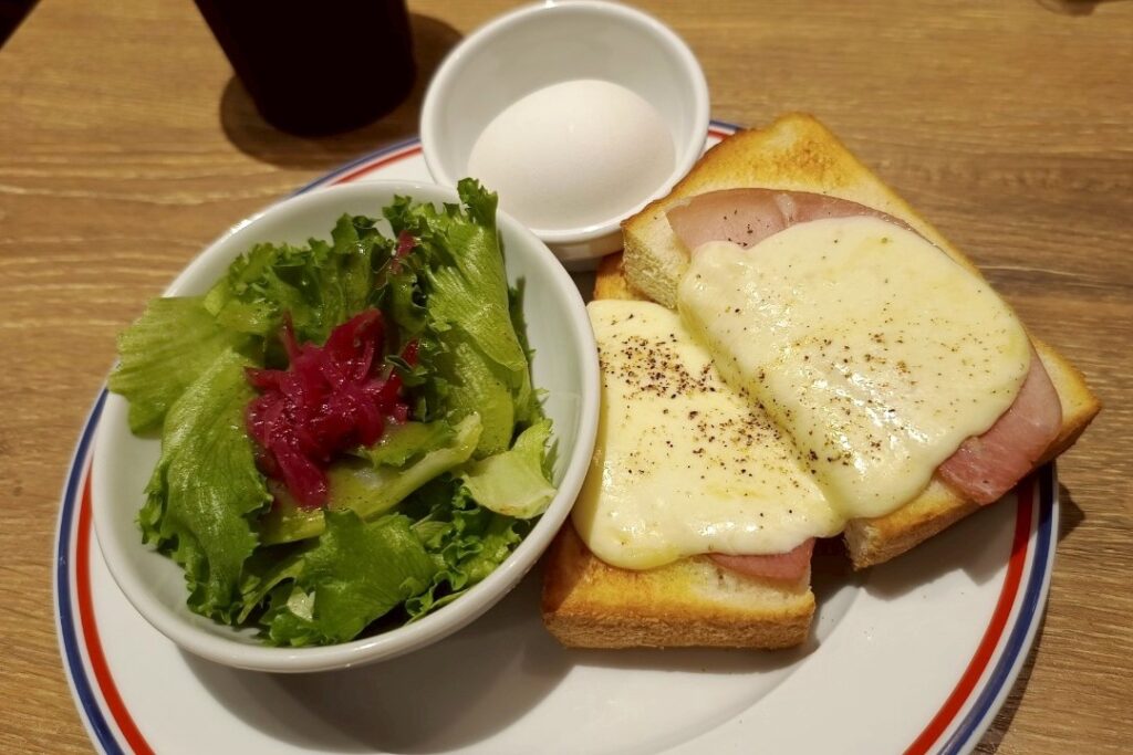 ハムチーズトーストセット2