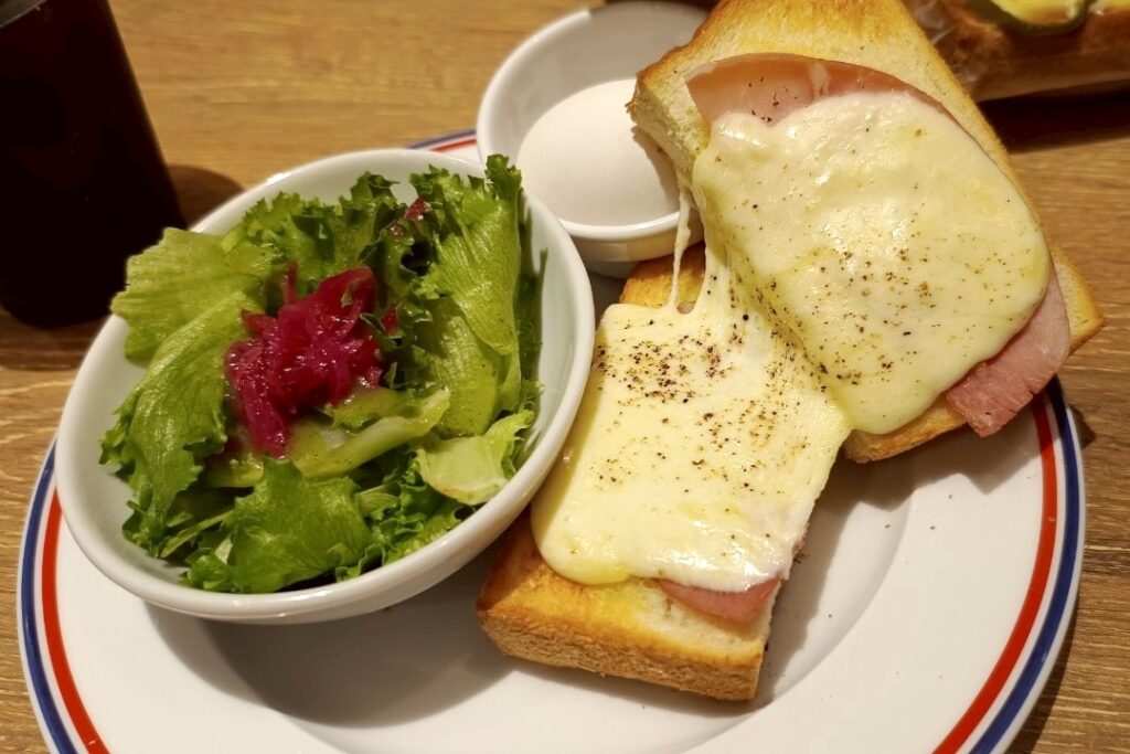 ハムチーズトーストセット3