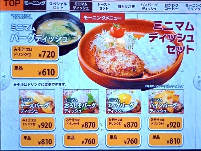 ミニマムバーグディッシュ