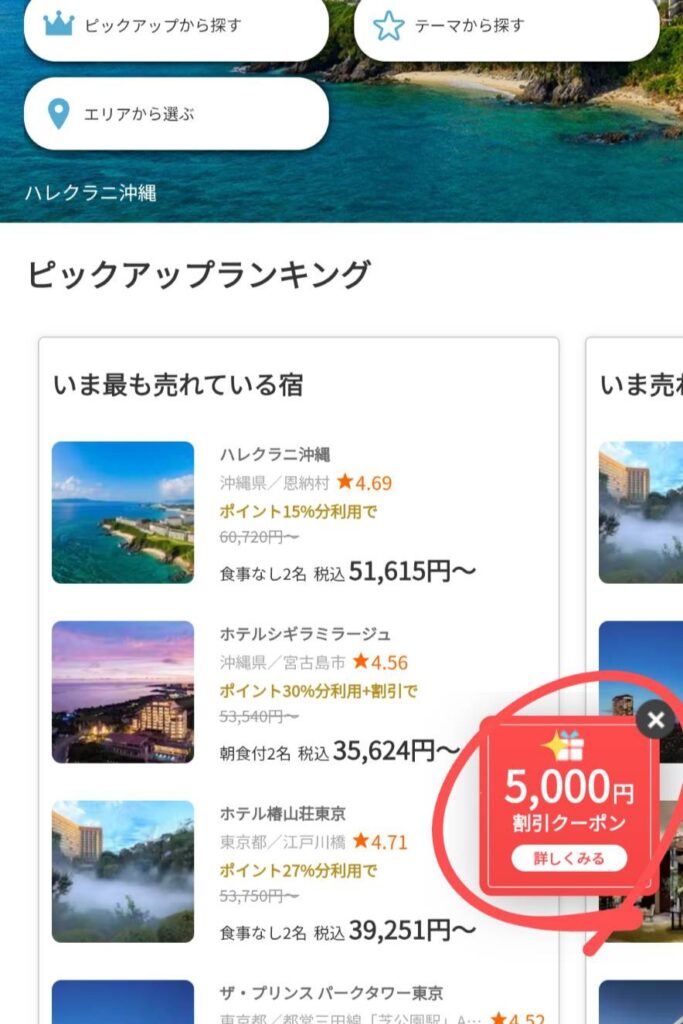 一休クーポン2