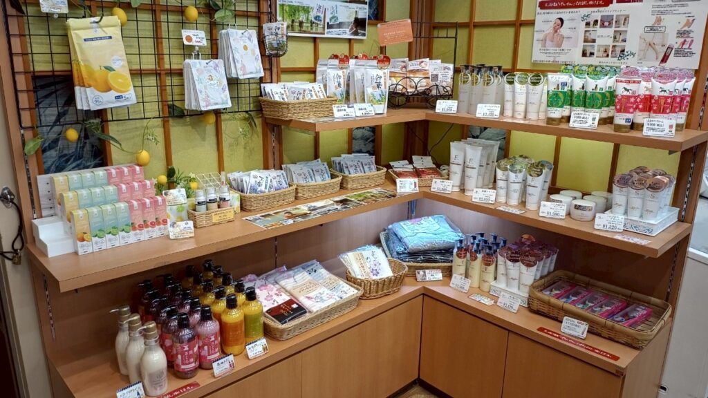売店美容コーナー