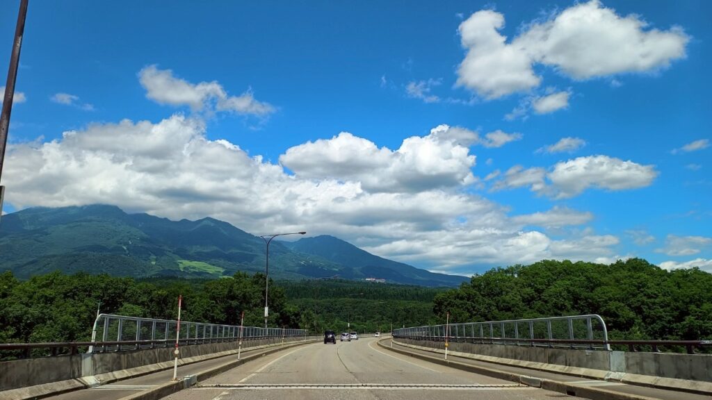 長野から新潟へ