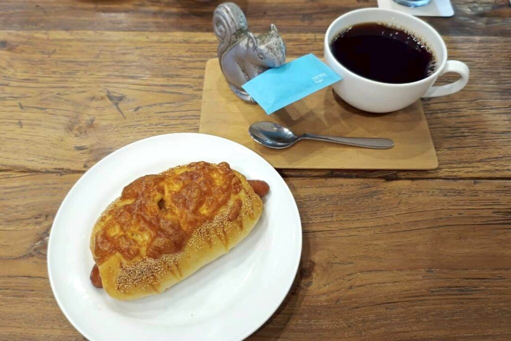 三橋の森のモーニングセット