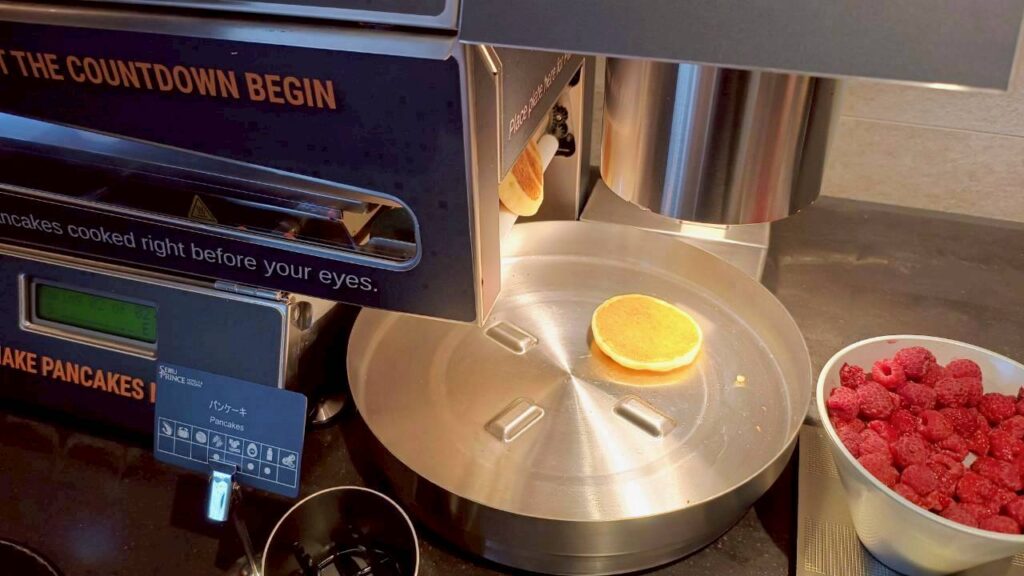 焼き立てパンケーキ