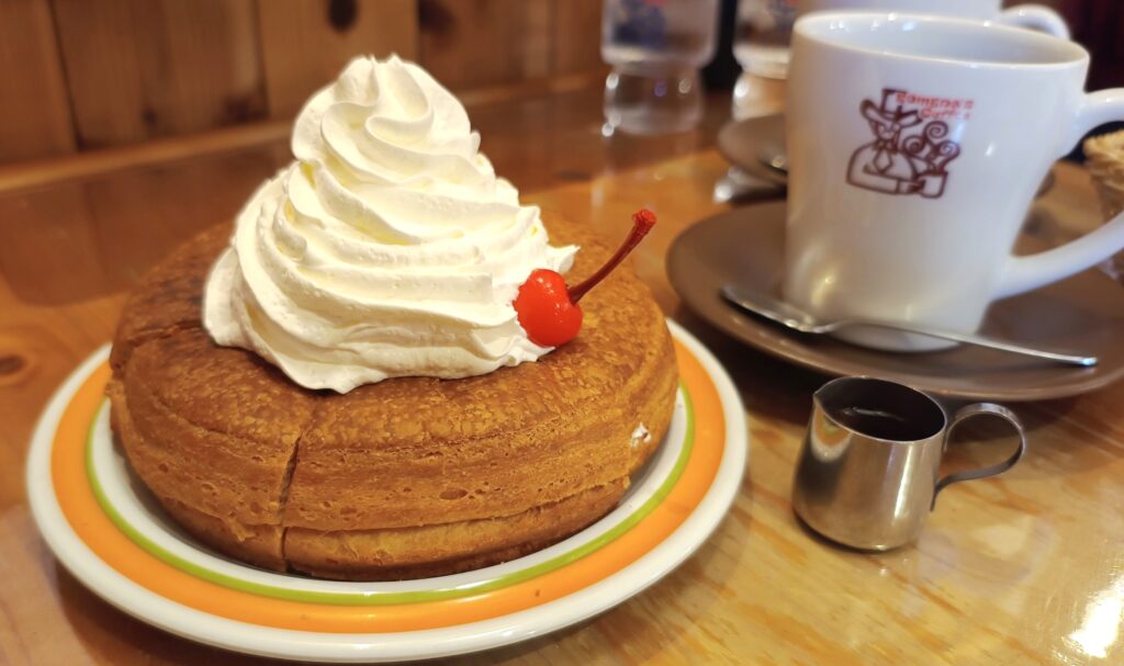 たっぷりサイズのコーヒー